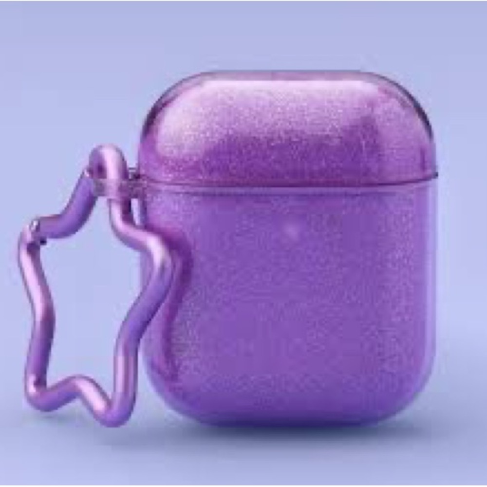 Airpod Hardshell Case Glitter, Purple New in Box
